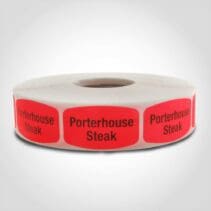 Porterhouse Steak Label - 1 roll of 1000 (540090)