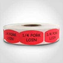 1/4 Pork Loin Label - 1 roll of 1000 (540311)