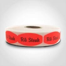 Rib Steak Label - 1 roll of 1000 (540095)