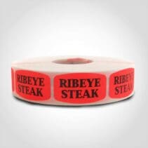 Rib Eye Steak Label - 1 roll of 1000 (540218)