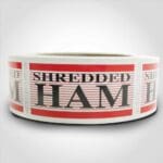 Shredded Ham Label - 1 roll of 500 (500167)