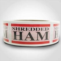 Shredded Ham Label - 1 roll of 500 (500167)