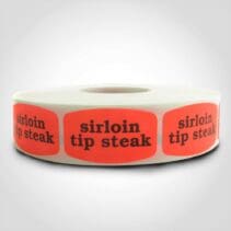 Sirloin Tip Steak Label - 1 roll of 1000 (540105)