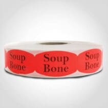 Soup Bones Label - 1 roll of 1000 (540106)