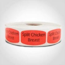 Split Chicken Breast Label - 1 roll of 1000 (550043)