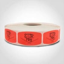 Stir Fry Label - 1 roll of 1000 (510092)