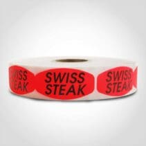 Swiss Steak Label - 1 roll of 1000 (540112)