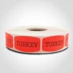 Turkey Label - 1 roll of 1000 (520069)