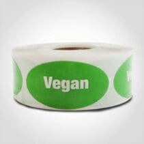 Vegan Label - 1 roll of 500 (561000)