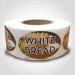 White Bread Label - 1 roll of 500 (560043)