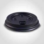 Black Hot Cup Lids - 8oz - 1000 PACK (261085)