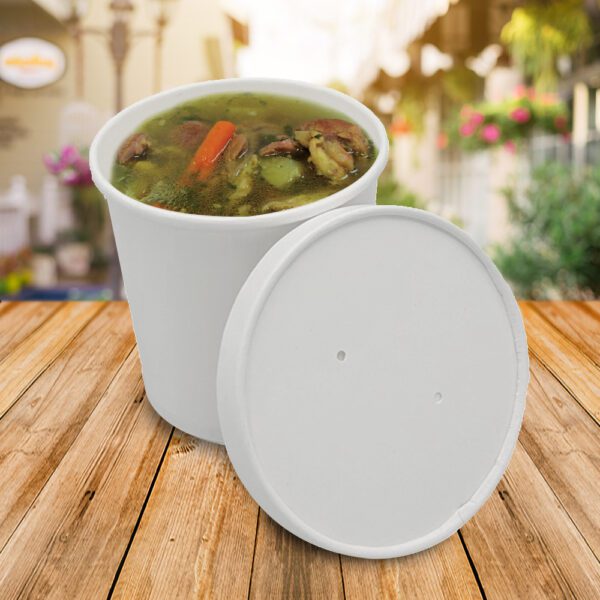 16oz Take Soup Container example of use
