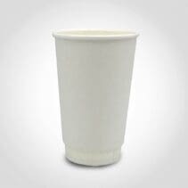 16oz Double Wall Paper Hot Cup White - 500/case