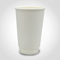 12oz Double Wall Paper Hot Cup White - 500/case
