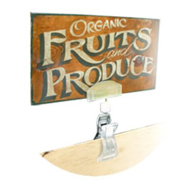 Sign Clips and Shelf sign holders