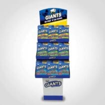 GIANTS 72 ct Tray Trio 6 Display