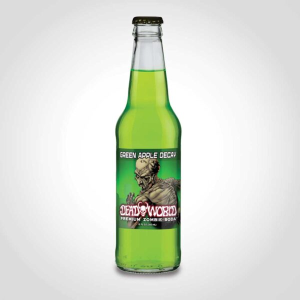 Deadworld Green Apple - Premium Zombie Soda - 24pk