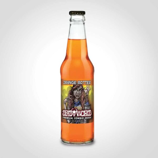 Deadworld Orange Rotter - Premium Zombie Soda - 24pk