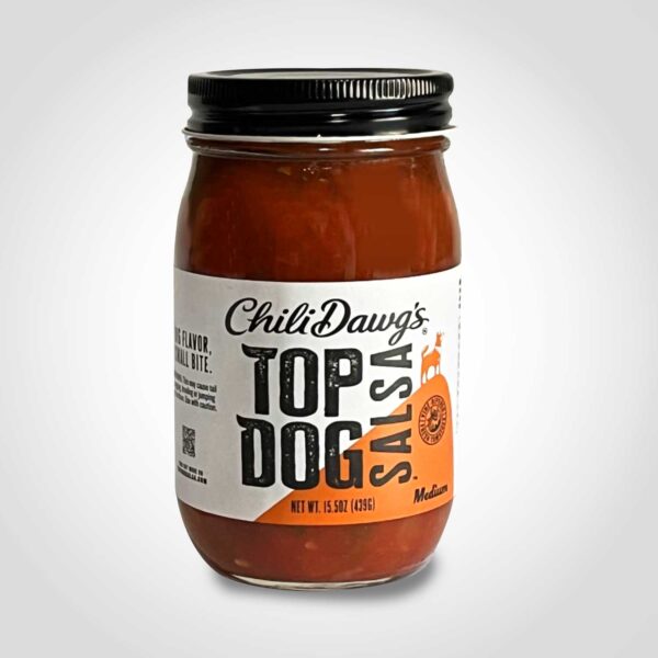 Chili Dawg's Top Dog Salsa Medium 15.5oz - 12pk