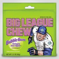 Big League Chew Pouch, Apple 2.12oz - 12 PACK (49438)