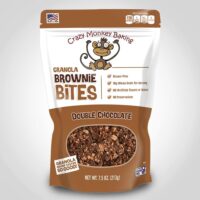 Crazy Monkey Granola Double Chocolate Brownie Bites 7.5oz - 6 PACK (49537)