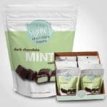 Forever Sweet Dark Chocolate Green Mint Meltaways 5.25oz - 12 PACK (46230)