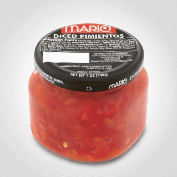 Mario Pimientos Diced 7oz - 12 PACK (34868)