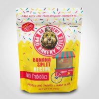 Pro Bakery Dog Bites Banana Split with Probiotics 6oz - 12 PACK (47501)