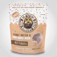 Pro Bakery Dog Bites Peanut Butter Carob with Probiotics 6oz - 12 PACK (47507)