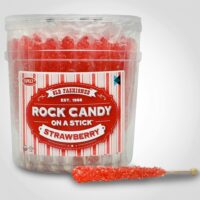 Rock Candy Tub Red/Strawberry 36 Sticks (49486)