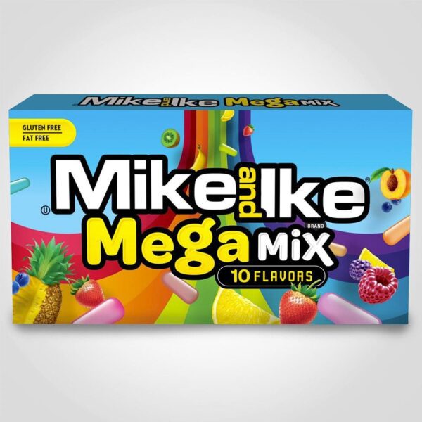 Theater Box, Mike and Ike Mega Mix 5oz - 12 PACK (49449)