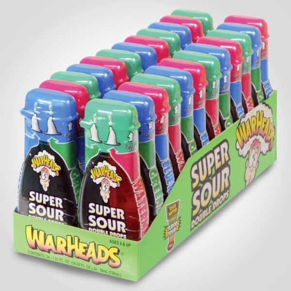 Warheads Double Drops 1.01oz - 24 PACK (49479)